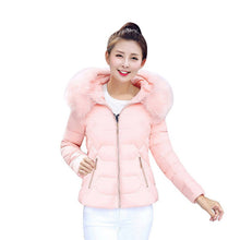 Jacket Coat Women Slim Thickening Down Parkas Cotton-padded Jacket Outerwear Clothes ILML