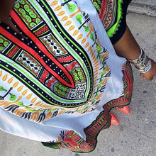 Women African Festival Dashiki Shirt Kaftan Boho Hippe Gypsy Festival Tops Party Dress LY3 ILML