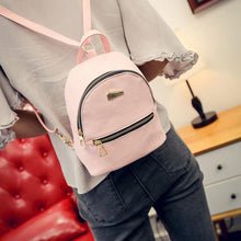 Women Backpack PU Leather Mochila Causal Floral Printing School Bags For Teenagers Girls Top-hle Backpacks ILML