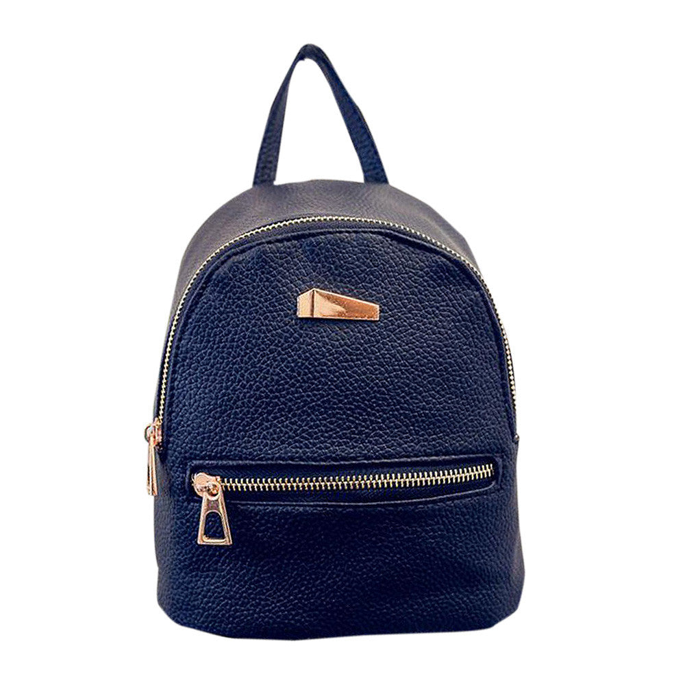 Women Backpack PU Leather Mochila Causal Floral Printing School Bags For Teenagers Girls Top-hle Backpacks ILML