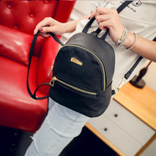 Women Backpack PU Leather Mochila Causal Floral Printing School Bags For Teenagers Girls Top-hle Backpacks ILML