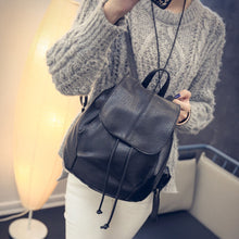 Women Backpack Shoulder Bag PU leather Mochila School Bags For Teenagers Girls Top-hle Backpacks ILML