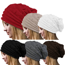 Women Beanies Crochet Hat Wool Knit Beanie Warm Soft Skullies Beanie Knit Cap Hats Knitted Caps  ILML