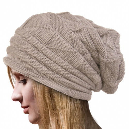 Women Beanies Crochet Hat Wool Knit Beanie Warm Soft Skullies Beanie Knit Cap Hats Knitted Caps  ILML
