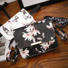Women bag Floral women messenger bags single shoulder bag leather hbags Satchel Crossbody bolsas ILML