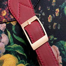 Women bag Painting Flowers women messenger bags shoulder bag leather hbags Crossbody Tote bolsas ILML