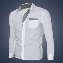 Casual Mens Luxury Long Sleeve Casual Slim Fit Stylish Dress Shirts ILML