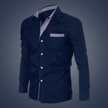 Casual Mens Luxury Long Sleeve Casual Slim Fit Stylish Dress Shirts ILML