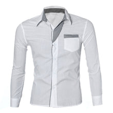 Casual Mens Luxury Long Sleeve Casual Slim Fit Stylish Dress Shirts ILML