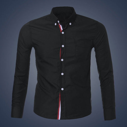 Mens Luxury Long Sleeve Casual Slim Fit Stylish Dress Shirts ILML