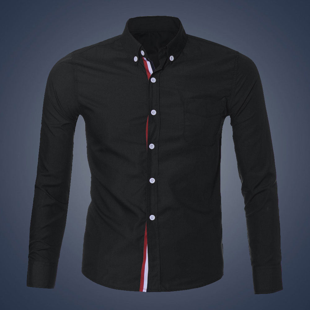 Mens Luxury Long Sleeve Casual Slim Fit Stylish Dress Shirts ILML