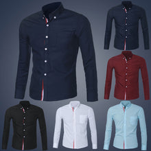 Mens Luxury Long Sleeve Casual Slim Fit Stylish Dress Shirts ILML