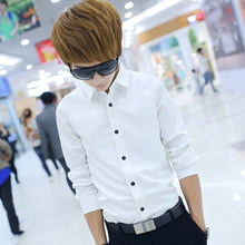Casual Leisure Luxury Long Sleeve Mens Casual Slim Fit Stylish Shirts ILML
