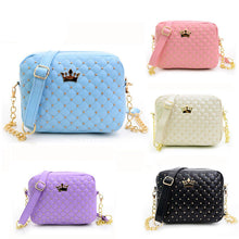 Women Bag Women Messenger Bags Rivet Chain Shoulder Bag PU Leather Zipper Crossbody bags bolsa feminina ILML