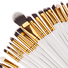 20Pcs Maange Professional makeup brushes maquillage Eyeshadow rose gold brush Foundation ovale makeup brush cosmetics ILML