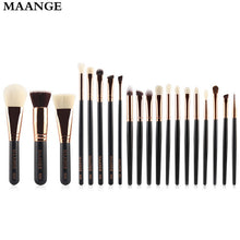 20Pcs Maange Professional makeup brushes maquillage Eyeshadow rose gold brush Foundation ovale makeup brush cosmetics ILML