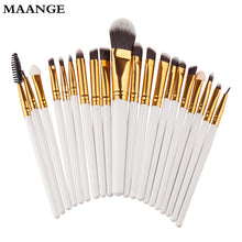 20Pcs Maange Professional makeup brushes maquillage Eyeshadow rose gold brush Foundation ovale makeup brush cosmetics ILML