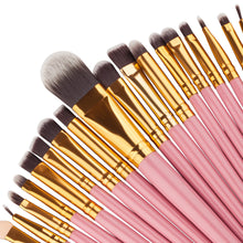 20Pcs Maange Professional makeup brushes Powder Foundation rose gold brush Eyeshadow ovale makeup brush maquiagem cosmetics ILML