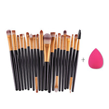 20pcss Makeup Brushes Set Powder Foundation Eyeshadow Eyeliner Lip Brush Tool  Sponge Beush  ILML