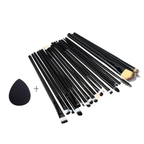 20pcss Makeup Brushes Set Powder Foundation Eyeshadow Eyeliner Lip Brush Tool  Sponge Beush  ILML