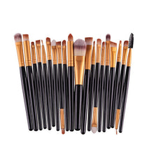 20pcss Makeup Brushes Set Powder Foundation Eyeshadow Eyeliner Lip Brush Tool  Sponge Beush  ILML