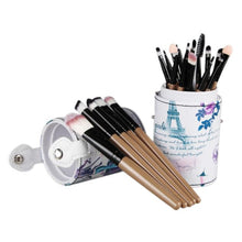 20pcs Makeup Toiletry Kit Pro Eyeshadow Face Brushes Cup Holder Case Powder Foundation Tool cosmetics Concealer Brush ILML