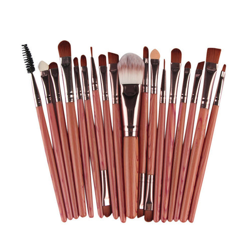 20pcs Pro Make up Brush tools Eyeshadow Blending Make-up Toiletry Kit Make Up Brush Concealer Cosmetic Eyeliner Lip Brushes ILML