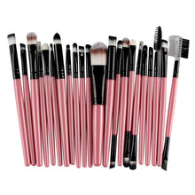 22Pcs Maange Rose gold makeup brushes Professional cosmetics eyebrow Powder Foundation ovale makeup brush maquillage Tool ILML