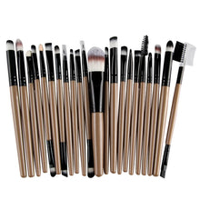 22Pcs Maange Rose gold makeup brushes Professional cosmetics eyebrow Powder Foundation ovale makeup brush maquillage Tool ILML