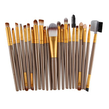 22Pcs Maange Rose gold makeup brushes Professional cosmetics eyebrow Powder Foundation ovale makeup brush maquillage Tool ILML