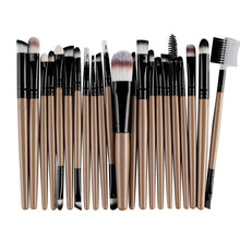 22Pcs Maange Rose gold makeup brushes Professional cosmetics eyebrow Powder Foundation ovale makeup brush maquillage Tool ILML