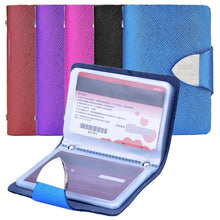 26 Card Slots Credit Card Holder Wallet Bag Case Women Men Leather ID Business Case Cards holder Package Purse Bags ILML