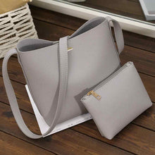 2PCS Women Bags PU Leather Simple Messenger Bags Mini Shoulder Bag Trendy Hbag Tote Women's Bolsas feminina ILML