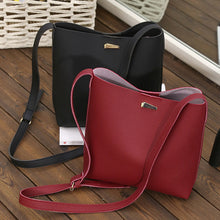 2PCS Women Bags PU Leather Simple Messenger Bags Mini Shoulder Bag Trendy Hbag Tote Women's Bolsas feminina ILML