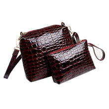 2PCS Women bag Hbag Shoulder Bag Leather Messenger bags hbags women famousSatchel Purse Tote  ILML