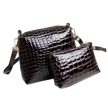 2PCS Women bag Hbag Shoulder Bag Leather Messenger bags hbags women famousSatchel Purse Tote  ILML