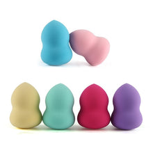 2pcss /4pcss Makeup Foundation Sponge Blender Blending Cosmetic Puff Flawless Powder Smooth Beauty Make Up Tool Random color  ILML