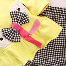 2pcss Kids Baby Girl Minnie Clothes Sets Pullover Bow TopsPlaids  Checks Pants Outfits Set WholeBaby Boutique Clothing ILML