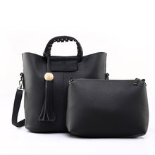 2pc Famous Women Vintage Tassel Leather Bag designer Crossbody Shoulder Bags Clutch Bag women messenger bags bolsa ILML