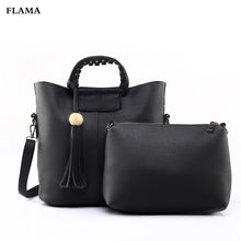 2pc Famous Women Vintage Tassel Leather Bag designer Crossbody Shoulder Bags Clutch Bag women messenger bags bolsa ILML