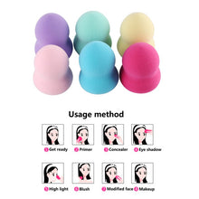 3/5/6pcss Pack Makeup Foundation Sponge Make Up Brush Set Powder Smooth Beauty Cosmetic Make Up Tool Random Color  ILML