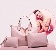 3 pcs Famous Women Bag Messenger Bags PU Leather Luxury Women Hbags designer Bag Sac Femme ILML