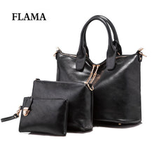 3 pcs Famous Women Bag Messenger Bags PU Leather Luxury Women Hbags designer Bag Sac Femme ILML