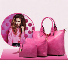 3 pcs Famous Women Bag Messenger Bags PU Leather Luxury Women Hbags designer Bag Sac Femme ILML