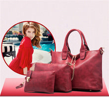 3 pcs Famous Women Bag Messenger Bags PU Leather Luxury Women Hbags designer Bag Sac Femme ILML