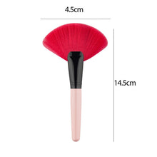 3pcs GUJHUI Professional Fan-shaped makeup brushes Eyeshadow eyebrow pinceaux maquillage Blush Brush Foundation make up brushes ILML