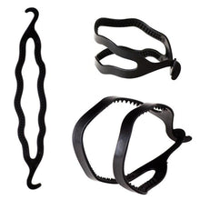 3pcss Hair Twist Styling Maker Bun Curler Braid Women Accessory Tool Magic Hair Styling  ILML