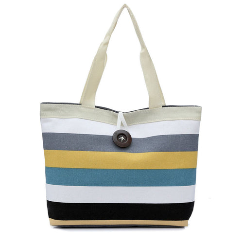 4 Color Famous Casual Big Lady Beach Shopping Hbag Shoulder Canvas Bag Tote Purse Messenger Femmes Bolsas ILML