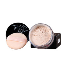 4 Colors Women Face Powder Smooth Loose Makeup Transparent Finishing Waterproof For Face Finish Setting With Puff ILML