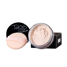 4 Colors Women Face Powder Smooth Loose Makeup Transparent Finishing Waterproof For Face Finish Setting With Puff ILML